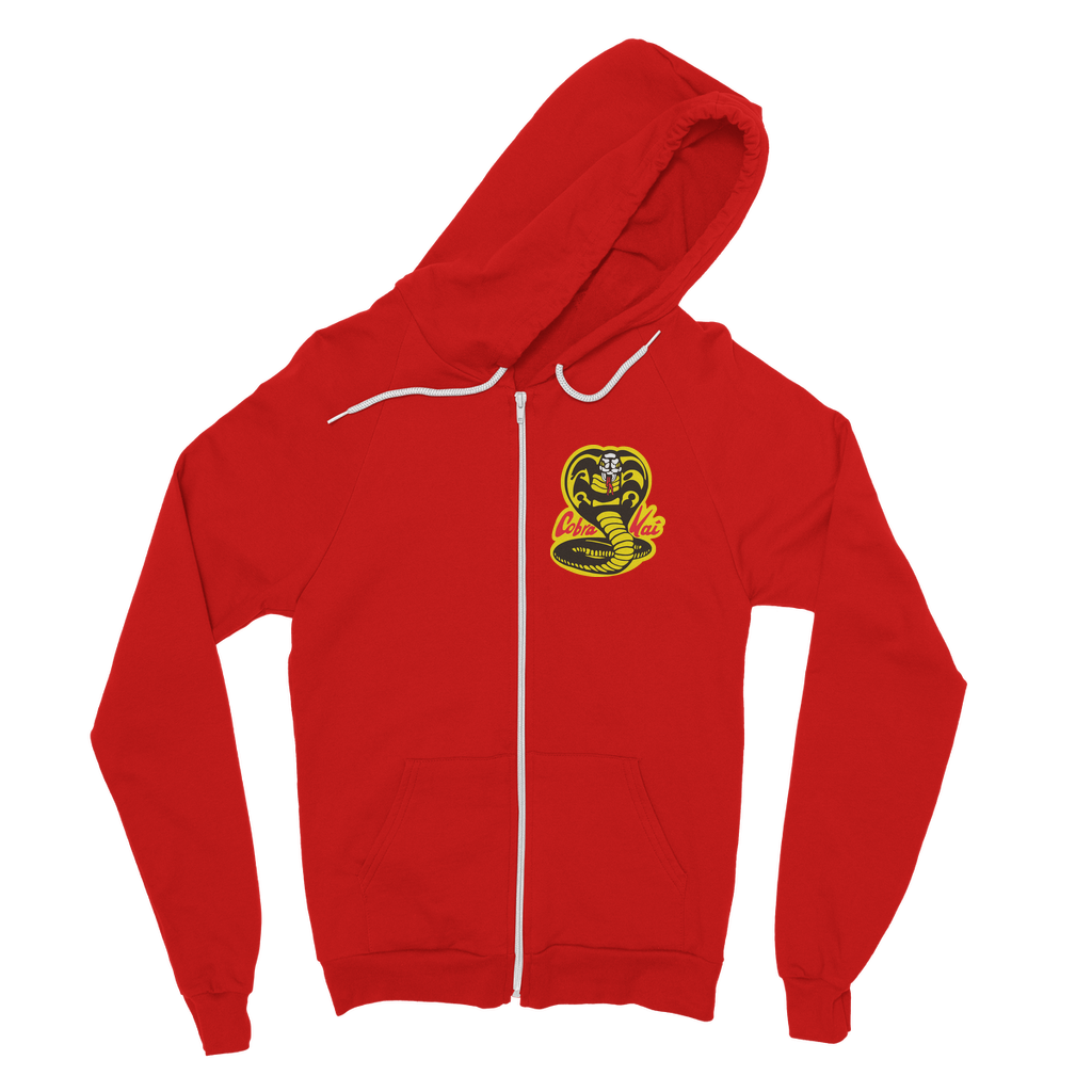 cobra kai zip hoodie