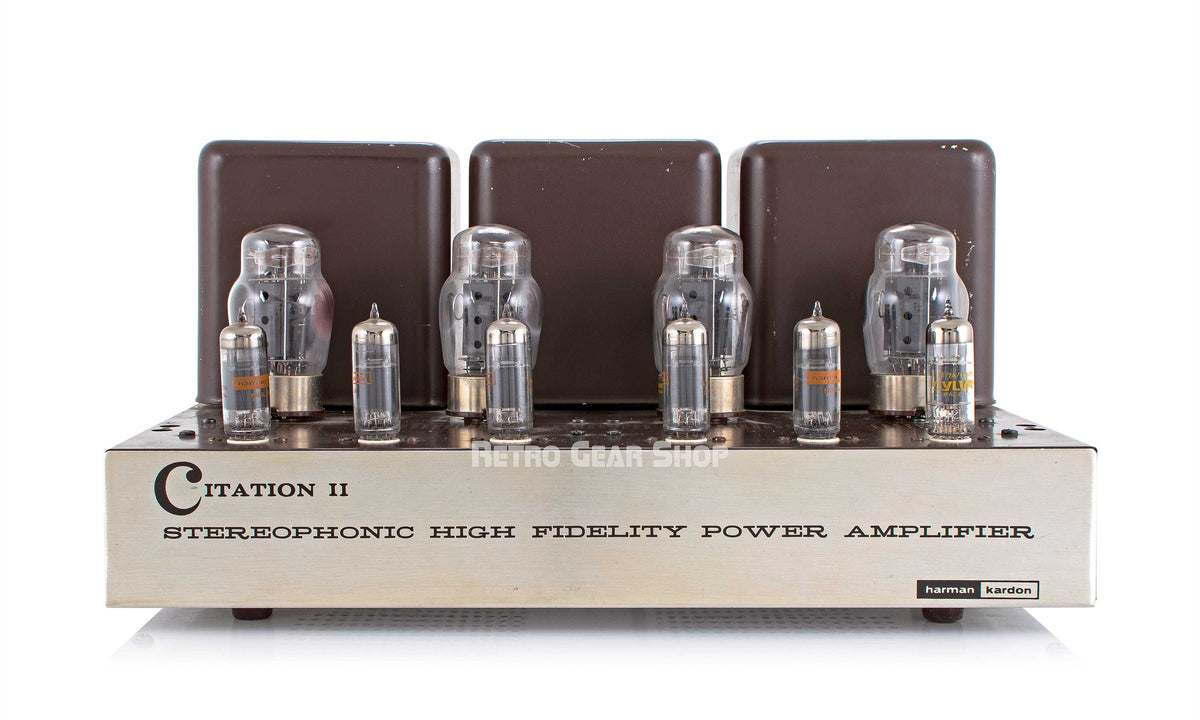 Overtreding mager raket Harman Kardon Citation II Stereo Power Tube Amplifier Vintage Rare – Retro  Gear Shop