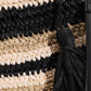 Striped Crochet Bikini Bag