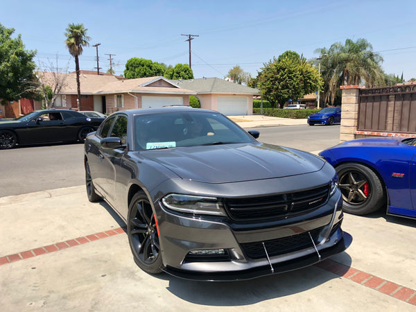 dodge charger rt front splitter