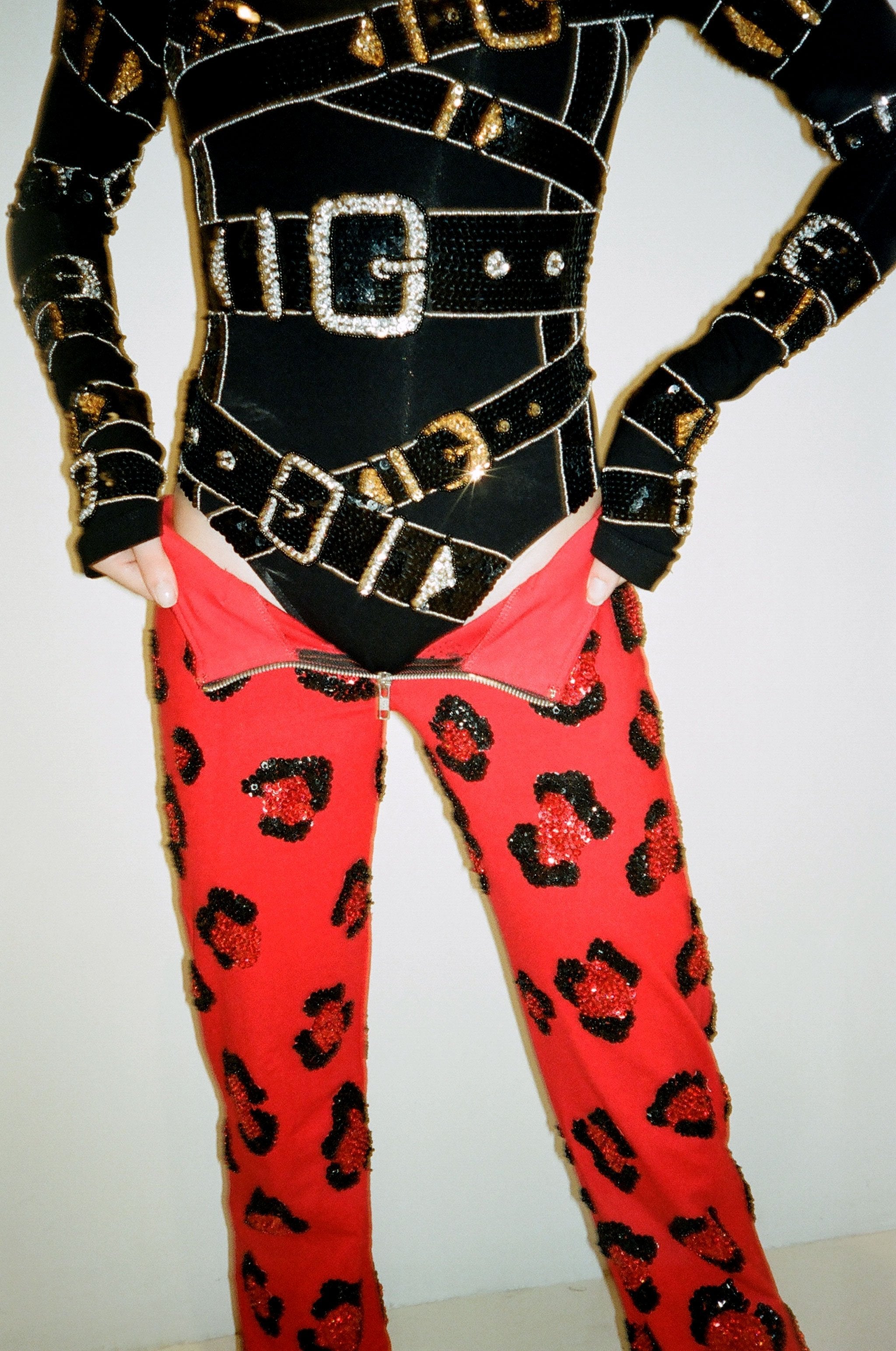 The Fire Leopard Pants Red The Fire Leopard Pants Red