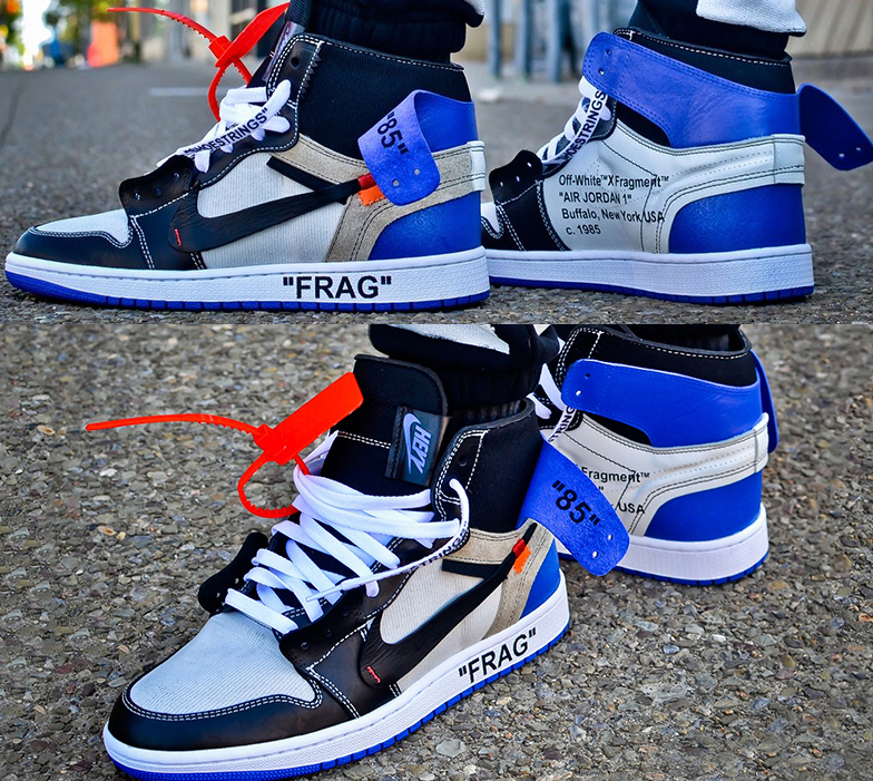 off white x fragment jordan 1