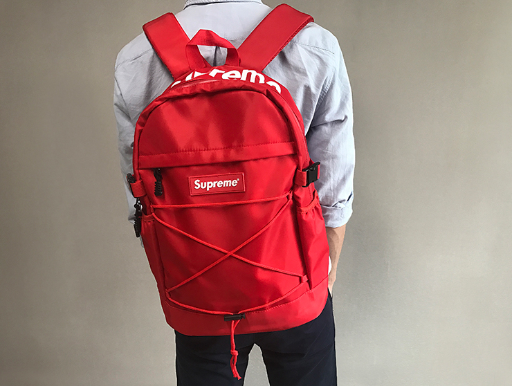 supreme logo bag