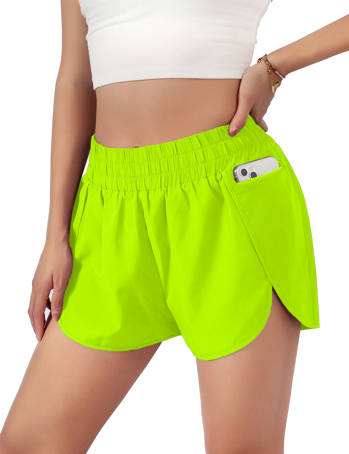 Blooming Jelly Shorts Women's Athletic Quick-Dry Running Shorts