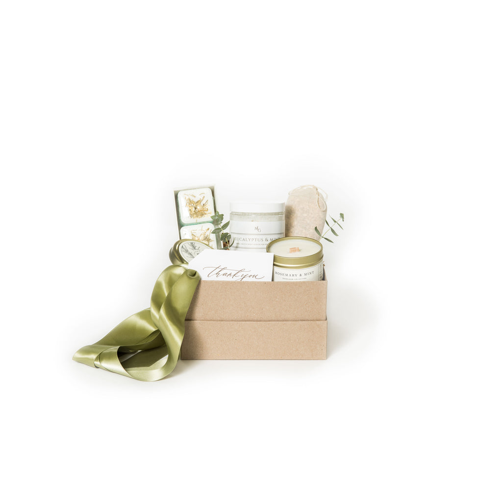 Mint curated gift box by Marigold & Grey