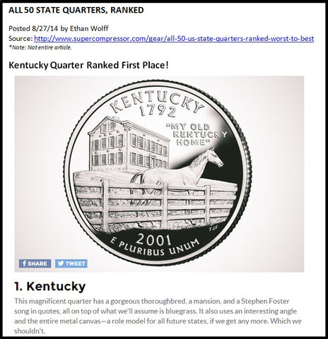 Kentucky State Quarter John Ward