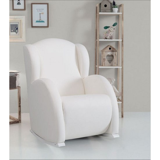 white nursery recliner