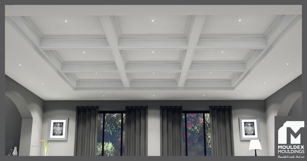 Traditional Coffered Ceiling Layout