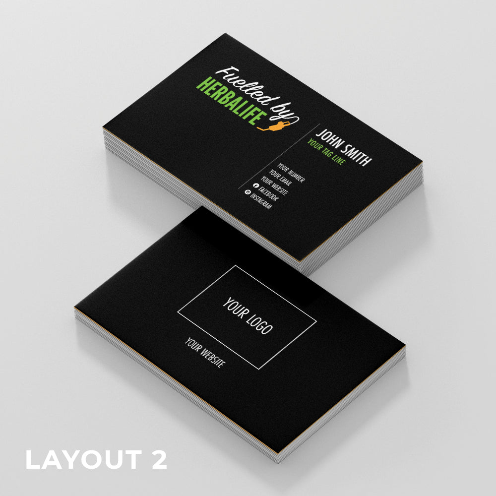 herbalife business card templates