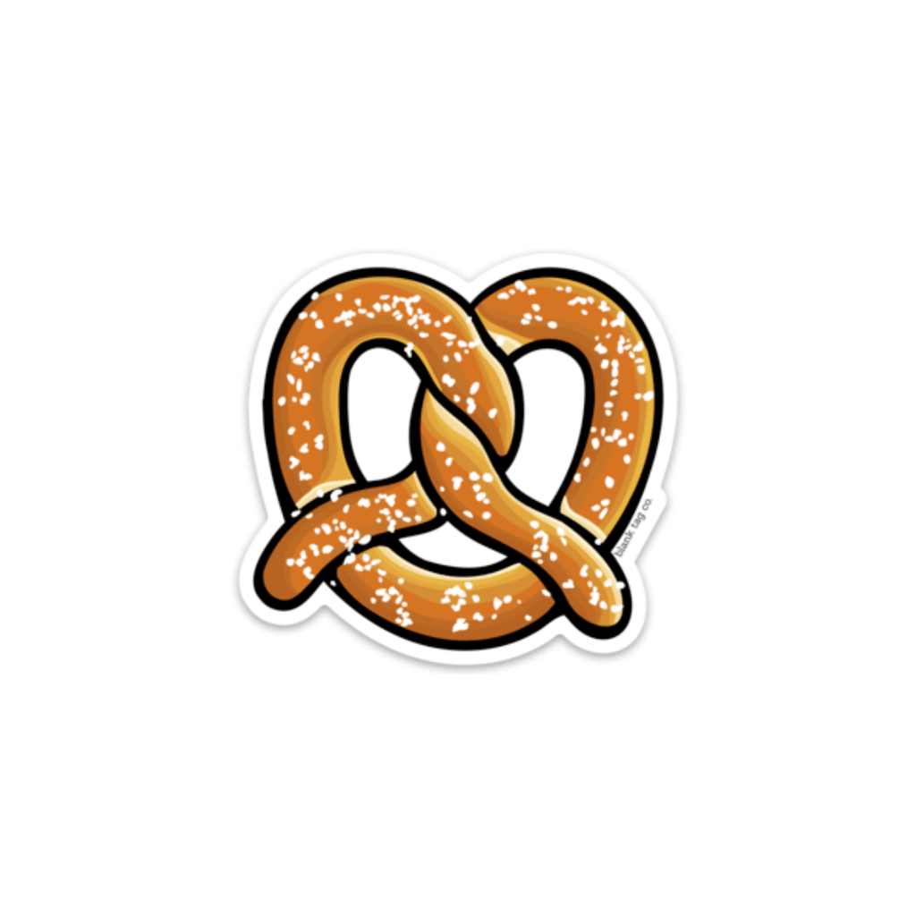 The Pretzel Sticker Blank Tag Co