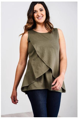 latched mama nursing tank