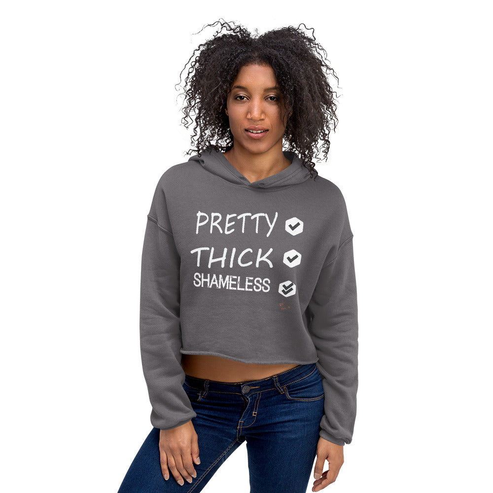 thick cropped hoodie