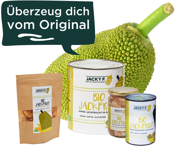 JACKY F. Bio-Jackfruit Produktpalette