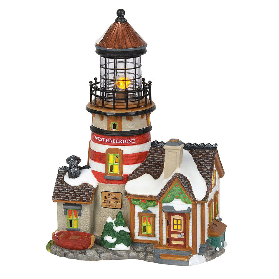 New England Village “West Haberdine Lighthouse” #6000608