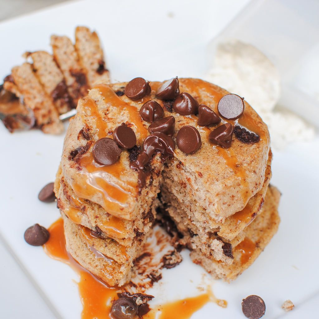 Salted Caramel Pancakes