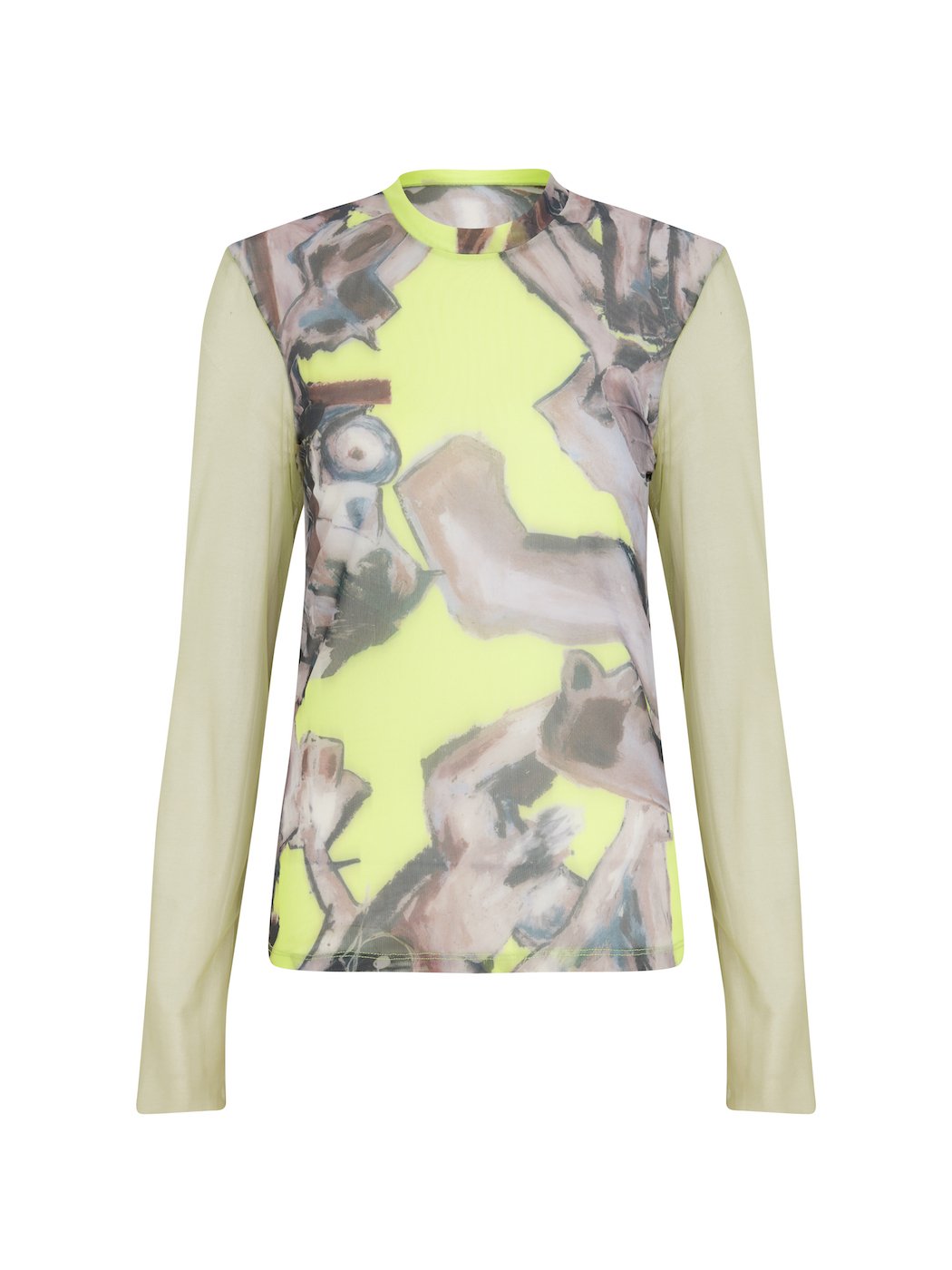 Print Mesh top in Green