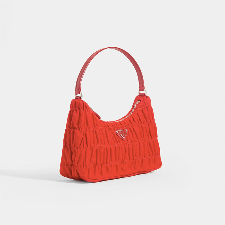 prada ruched bag