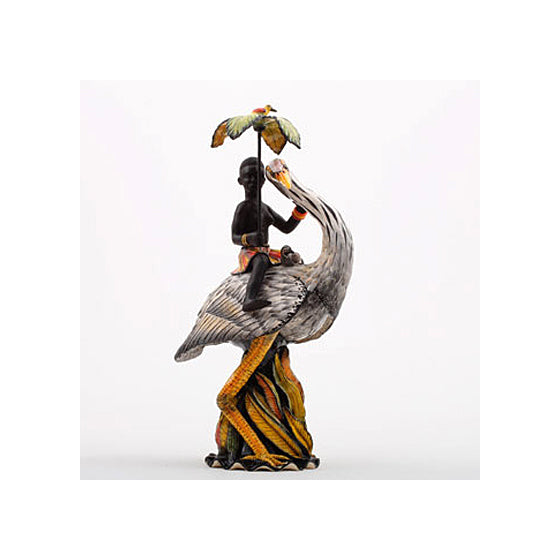 Safari Journal / Blog by Safari Fusion | Admiring Ardmore | Ceramic sculpture 'BIrd Rider' by Ardmore South Afric
