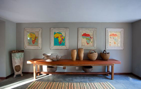 Map it | Vintage Africa Maps island style in Mozambique via &beyond Vamizi Island