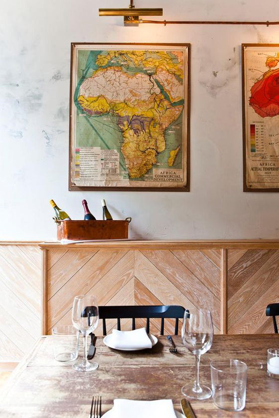 Map it | Vintage Africa Map via nicolefranzen.blogspot.com