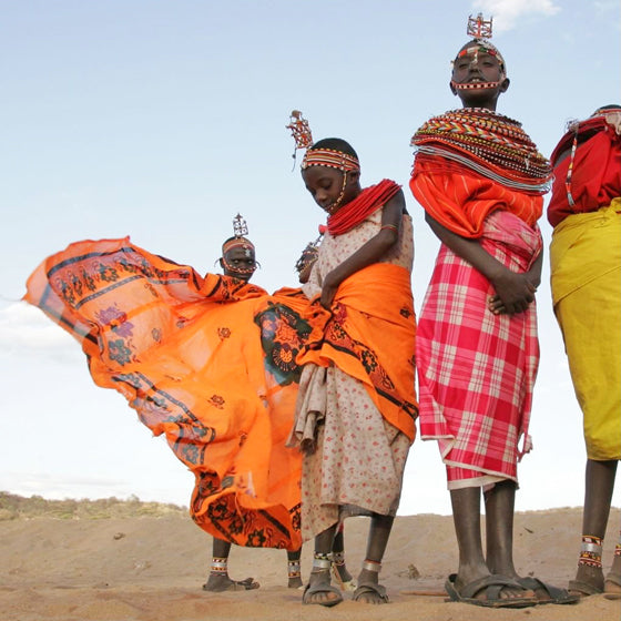 African colour | Colourful shukas of the Samburu, Kenya