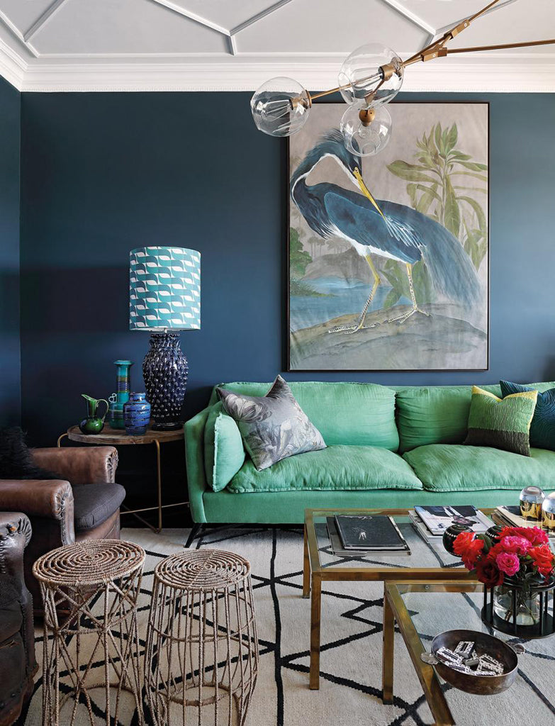 Safari Journal / Blog by Safari Fusion | Bold colour | South African interior designer Michele Throssell's Johannesburg apartment