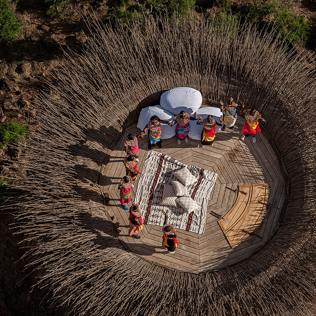 Safari Journal / Blog by Safari Fusion | Circles | Round and circular shapes in African architecture and design | Segera Nay Palad Bird Nest, Laikipia / Kenya