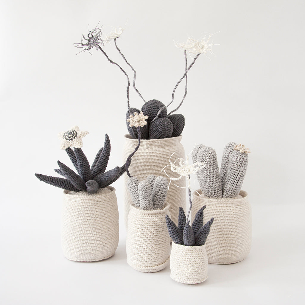 Safari Journal / Blog by Safari Fusion | Crochet cactus | Hand-knitted Crochet Cactus, Succulents and Euphorbia pot plants