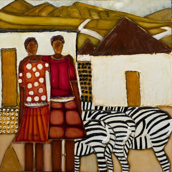 Safari Journal / Blog by Safari Fusion | Artist Dael Couturier | A South African now residing in Melbourne, Dael paints from memories of her time in Africa and also from snap shots taken on her visits back to her homeland | © Dael Couturier