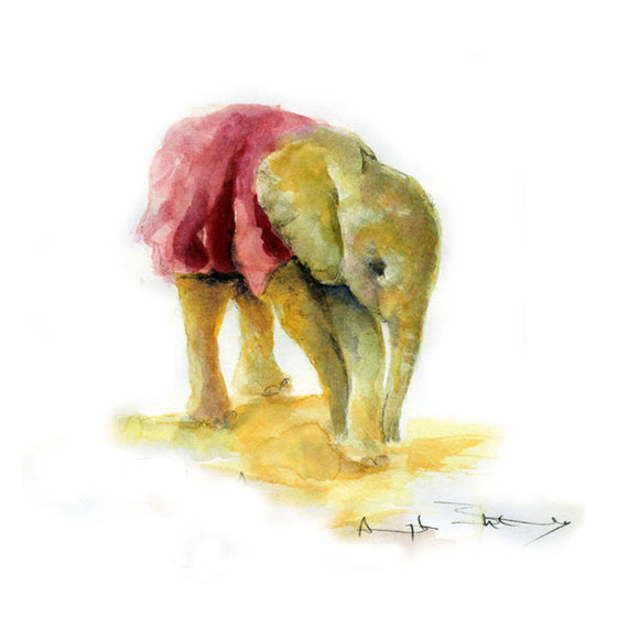 Safari Journal / Blog by Safari Fusion | Elephant watercolours by Angela Sheldrick | Beautiful original artworks from Kenya