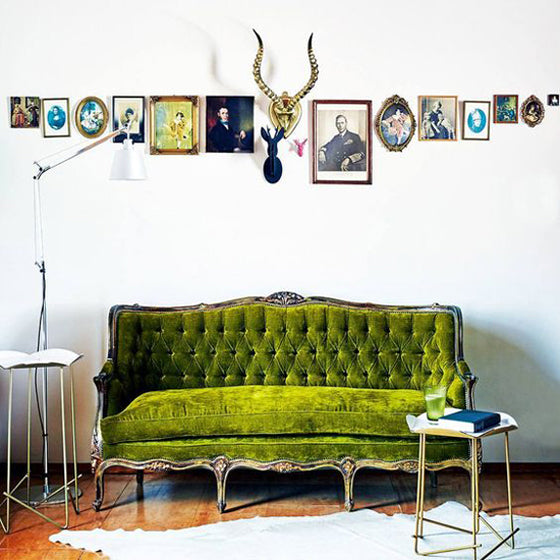 A green seat | Old world charm with a green antique French daybed in a Cape Dutch home, Babylonstoren South Africa