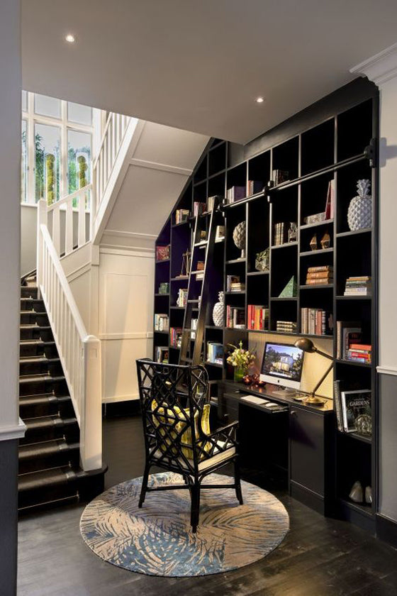 Library style | Under stairs library and office nook at the boutique hotel Cape Cadogan [Cape Town], South Africa