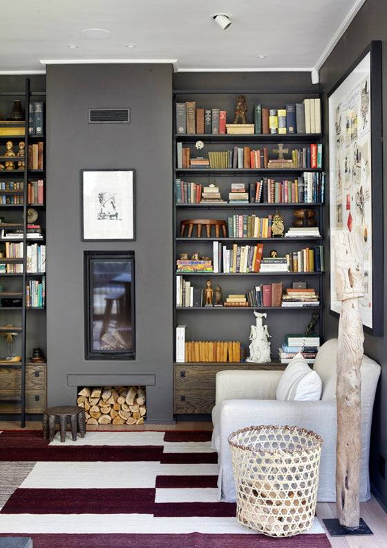 Library style | A contemporary style library in a Newlands [Cape Town] home, South Africa