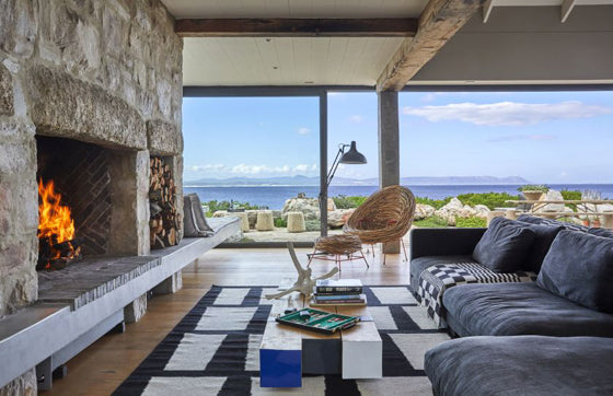 Safari Journal / Blog by Safari Fusion | Light a fire | Contemporary coastal living at Stone House, Hermanus / South Africa