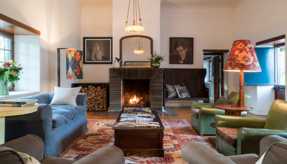 Safari Journal / Blog by Safari Fusion | Light a fire | Modern vintage living room at The Quarters Stellenbosch / South Africa