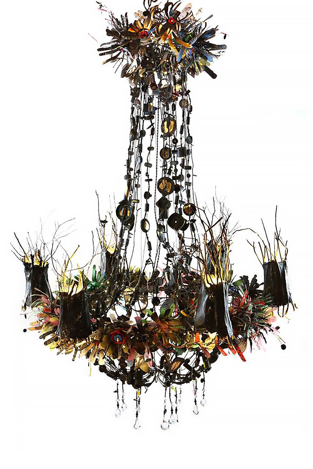 Safari Journal / Blog by Safari Fusion | Recycled chandeliers | Illuminated works of art by Barrydale's Magpie Art Collective [South Africa]