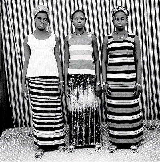 Safari Journal / Blog by Safari Fusion | Photographer Malick Sidibé | Vintage photographic art from Bamako, Mali | Standing Ladies 1975 | © Malick Sidibé