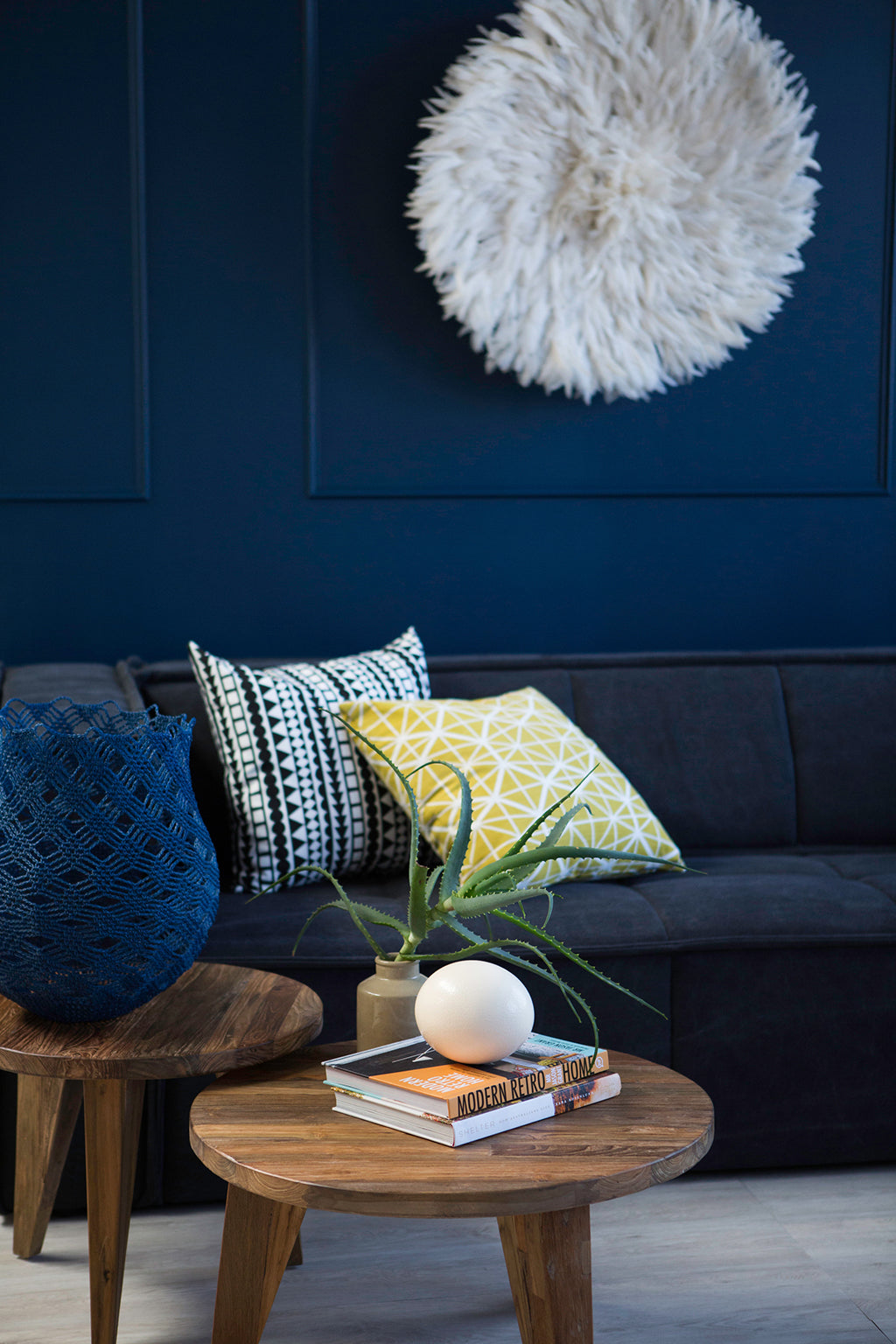 Safari Journal / Blog by Safari Fusion | Classic Blue | Pantone Color of the Year 2020 | Safari Fusion's Crochet Basket (large | indigo blue)