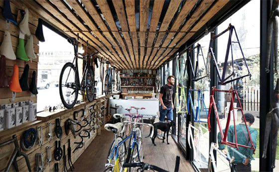 Ship it [part 2] | ustom bicycles created in a shipping container | Whippet Cycle Co Maverick Corner, Maboneng precinct, Johannesburg South Africa