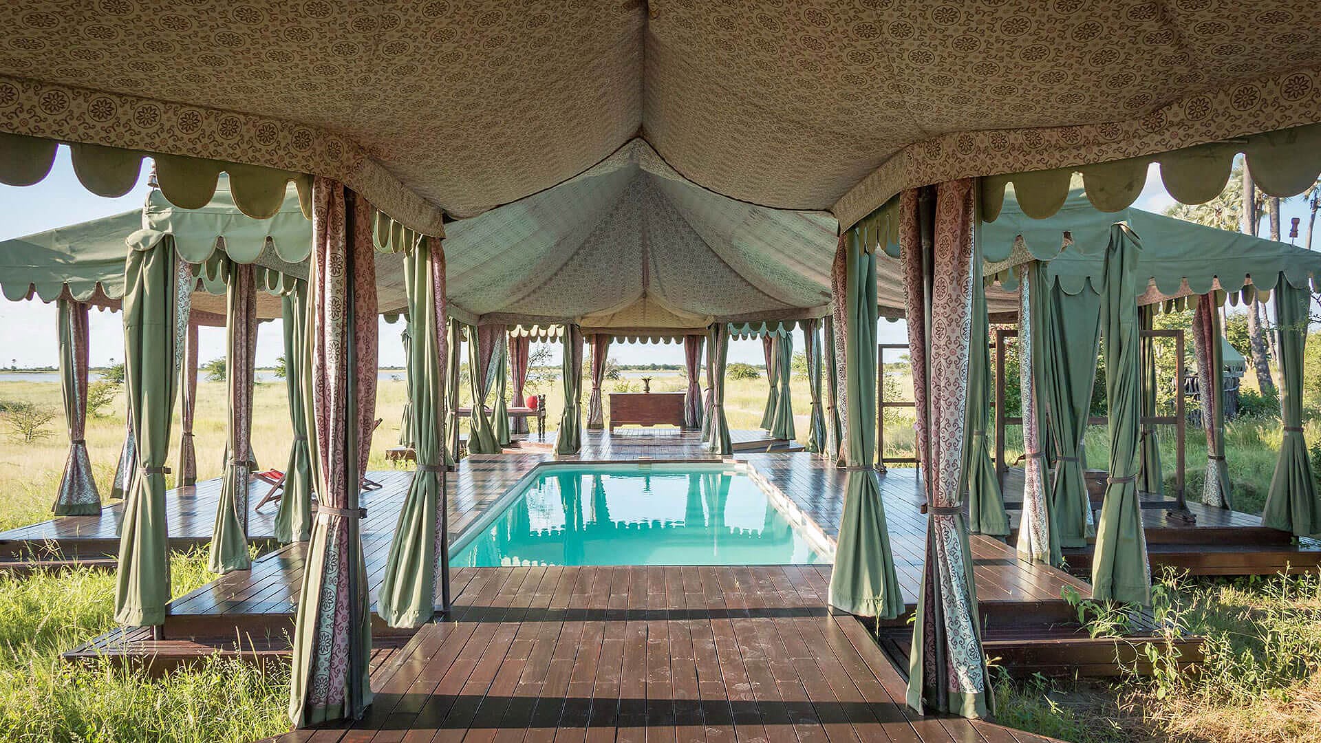 Safari Journal / Blog by Safari Fusion | Take a dip | Safari and swim in style at Jack's Camp in the Kalarahi Desert, Botswana