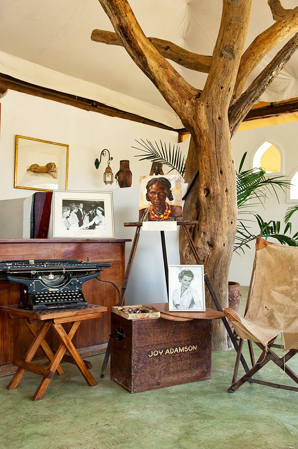 Safari Journal / Blog by Safari Fusion | Tripolina chair | Joy Adamson museum at Joy's Camp, Kenya