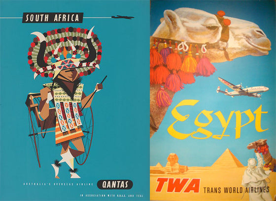 Safari Journal / Blog by Safari Fusion | More Africa vintage travel posters | Colourful African artwork for the wall