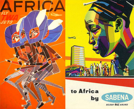 Safari Journal / Blog by Safari Fusion | More Africa vintage travel posters | Colourful African artwork for the wall