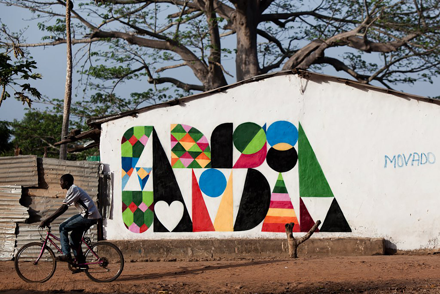 Safari Journal / Blog by Safari Fusion | Living art in The Gambia | Wide Open Walls spectacular local village living art project