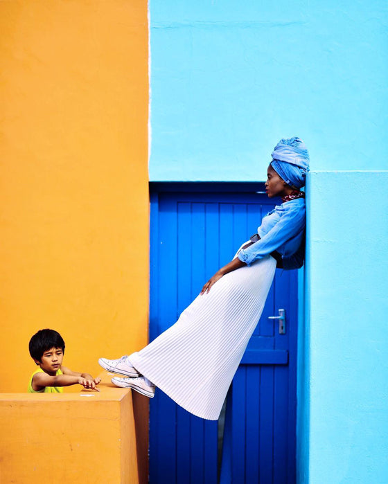 Colour crush / yellow | Bright and colourful architecture of Bo Kaap Cape Town, South Africa