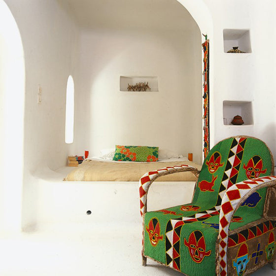 Safari Journal / Blog by Safari Fusion | Yoruba bead chairs | Functional art for the travel-inspired home decorator