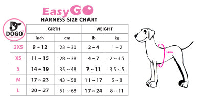 EasyGo Harness Size