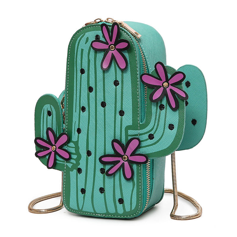 cactus messenger bag