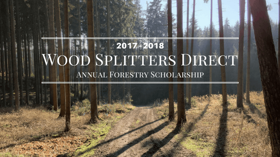 Wood Splitter Direct Forestry Scholarship
