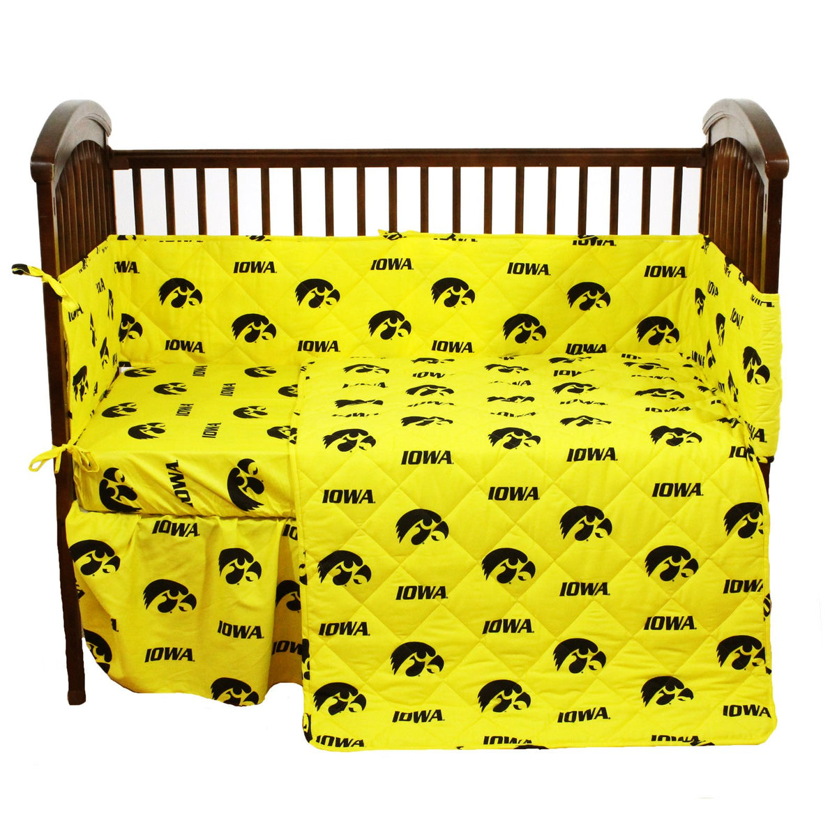 Team Color 28 x 52 x 6 College Covers Michigan Wolverines Pair of Fitted Crib Sheets 